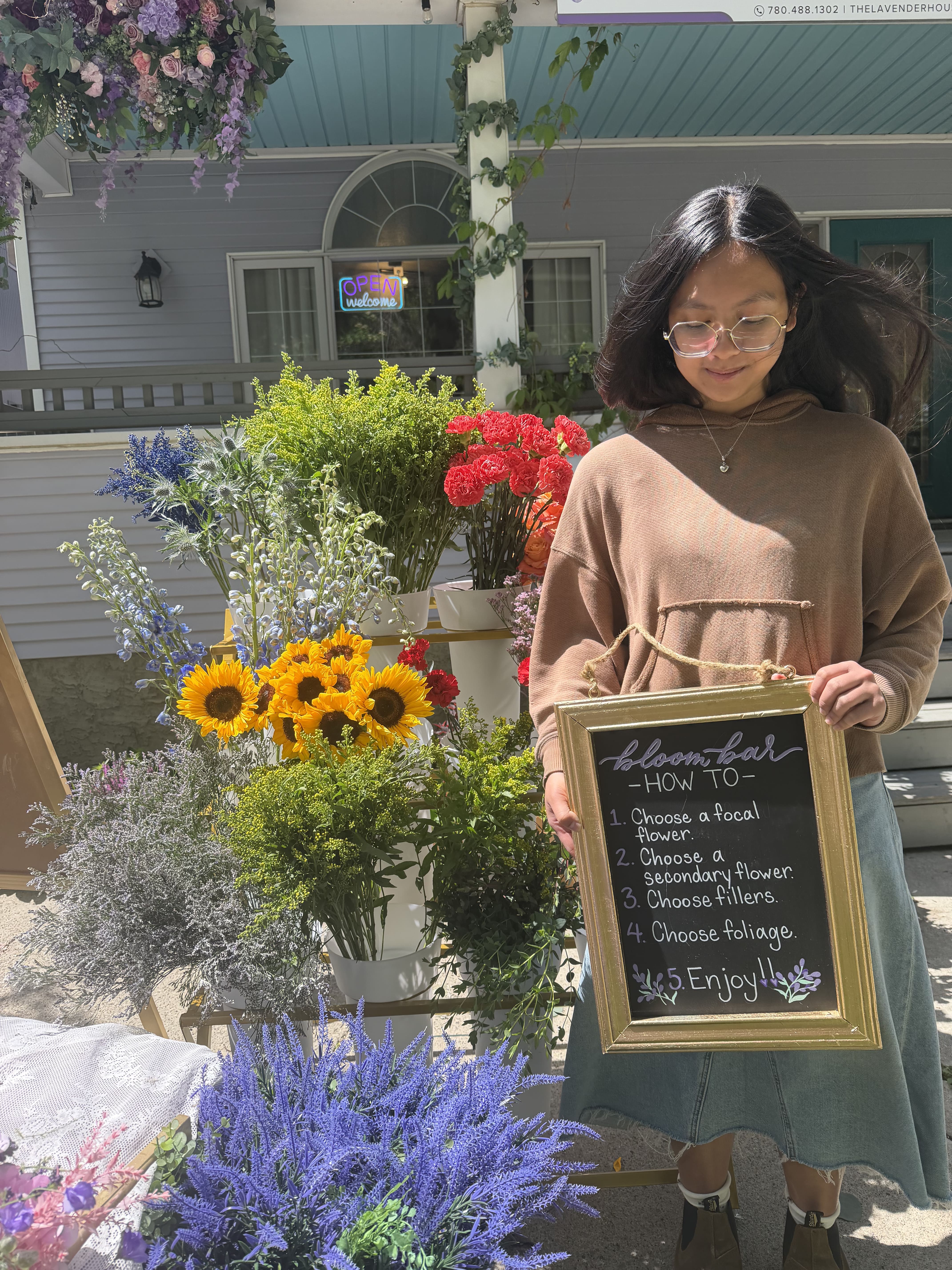 build your own bouquet bar