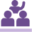 A fill icon of three people