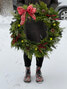 Fresh Decorated Wreath